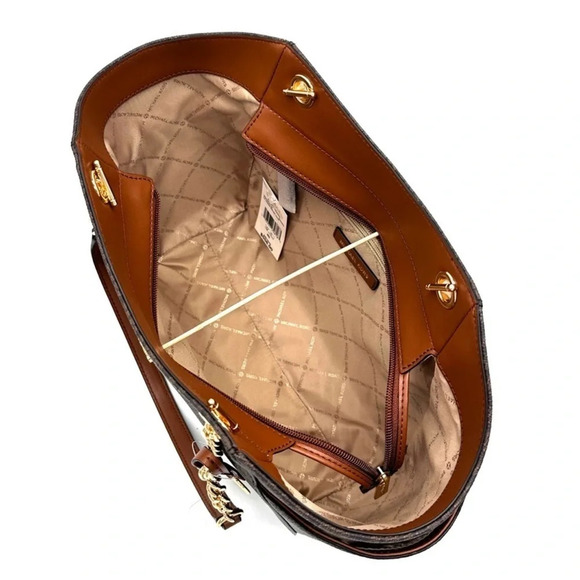 Michael Kors Large Jet Set Travel Chain Shoulder Bag & Flat Phone Case Wallet - Picture 8 of 14